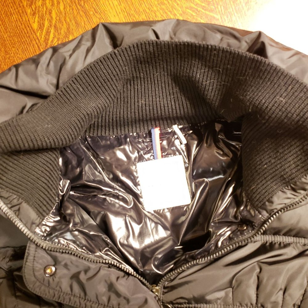 NWOT Moncler VOS Giubboto 3/4 puffer no hood, black, size 3 RARE FIND!! - Picture 12 of 17